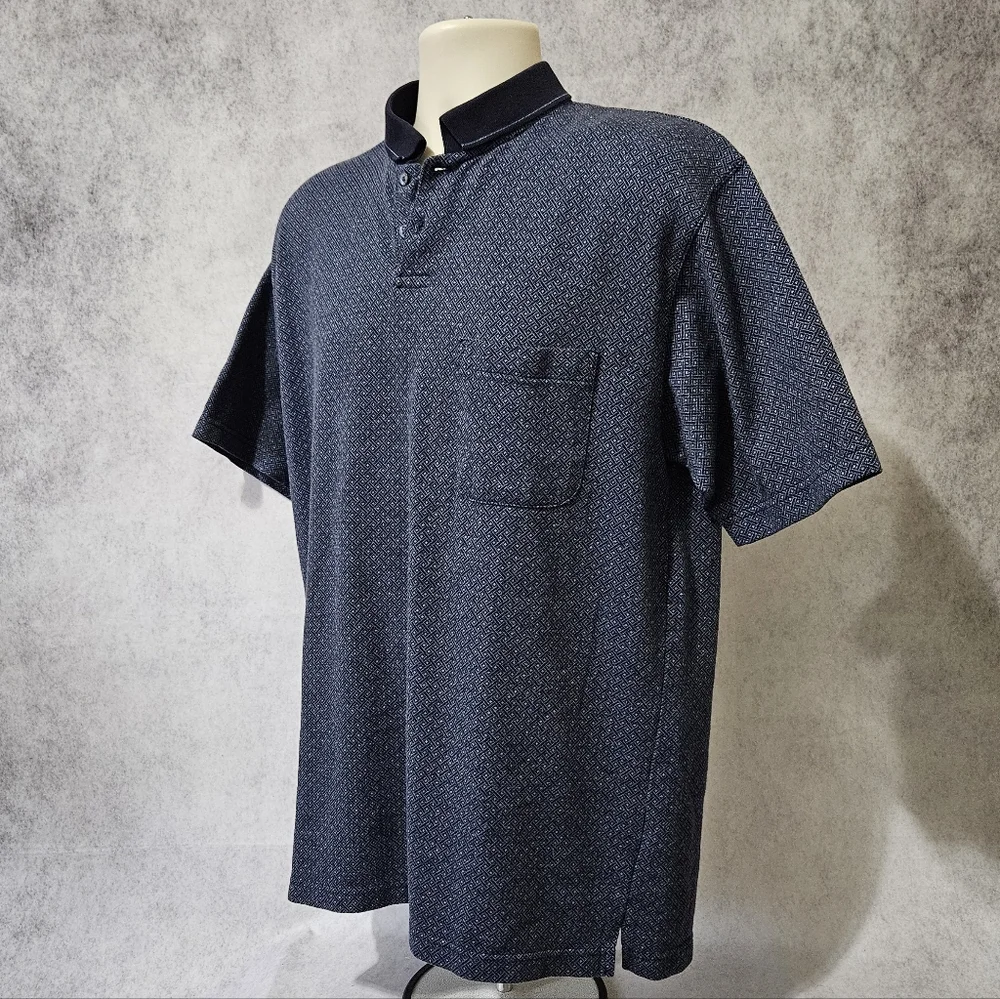 VINTAGE Van Heusen Short Sleeve Collared Polo Shirt - Picture 4 of 10